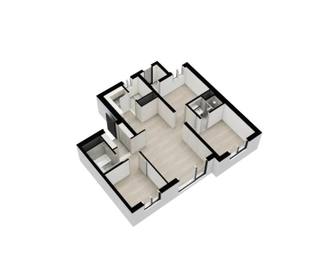 e편한세상 부천 어반스퀘어 59A타입 평면도 및 확장형 구조 안내